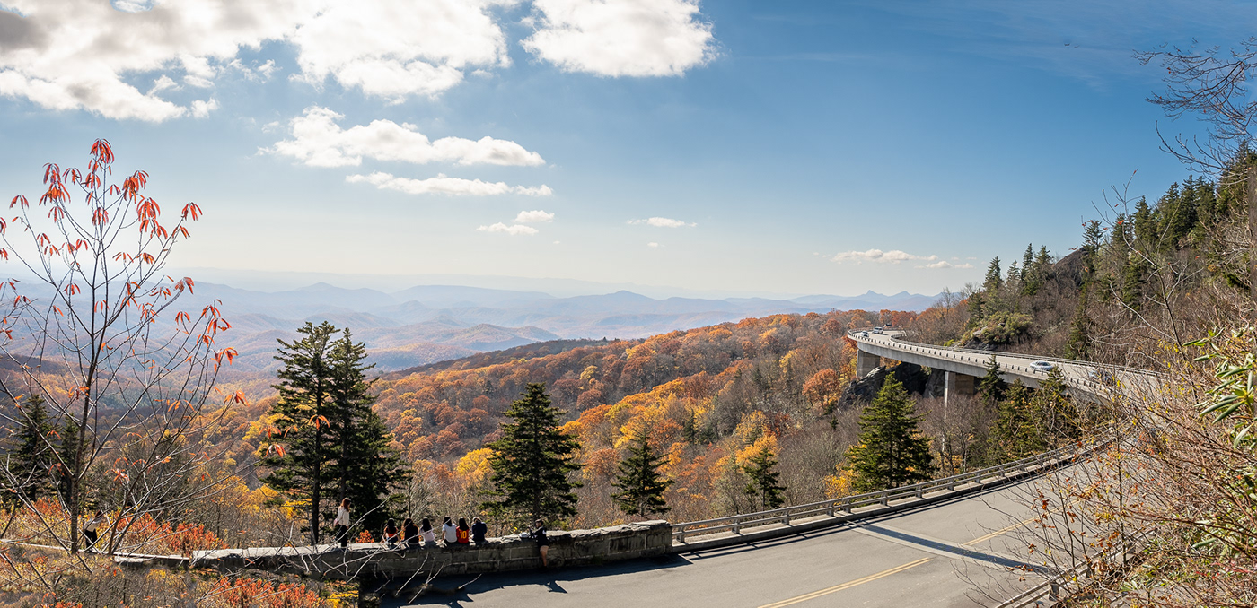 autumn Fall colors north carolina Asheville Blue Ridge