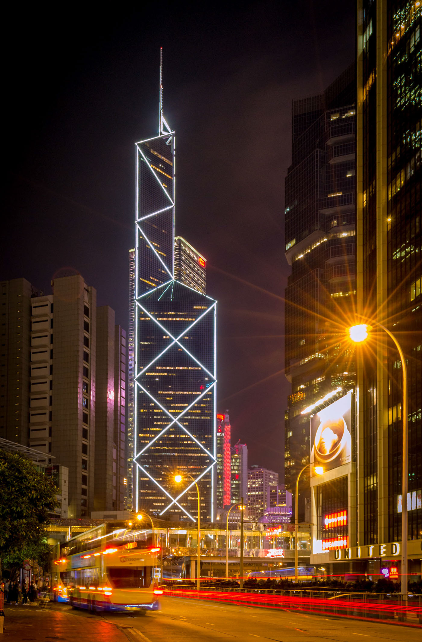 night Urban Hong Kong