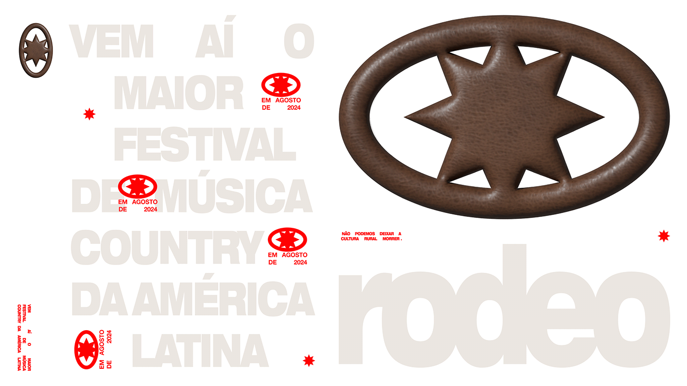 festival music artwork artist country western graphic design  identidade visual brand identity branding 