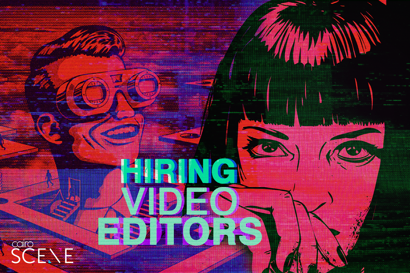 hiring posts social media vintage staff writer creative Retro Video Editor copywriter