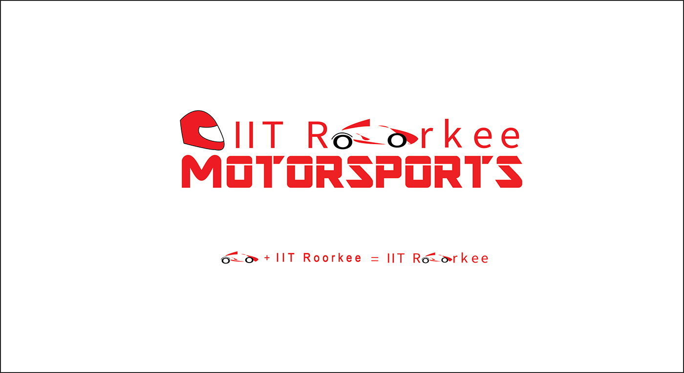 iit IITR logo Logo Design motorsports Club motorspots Tech Group