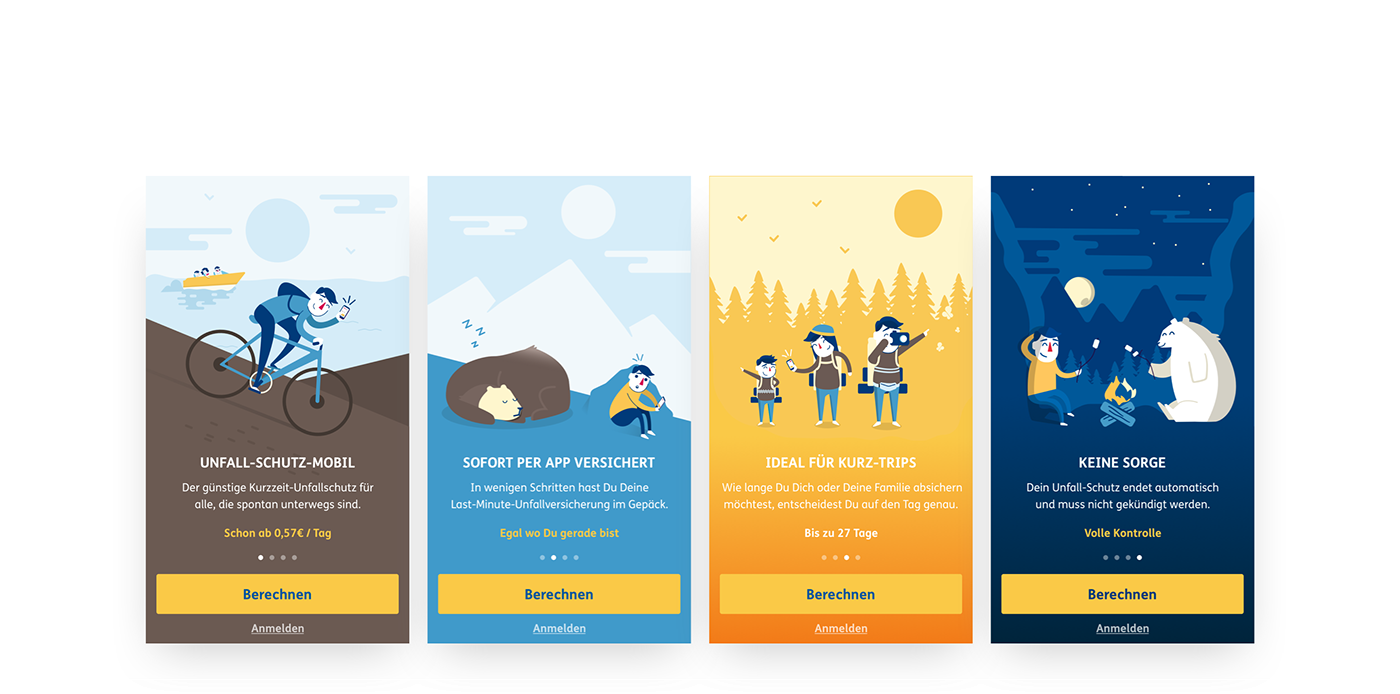 ILLUSTRATION  ux Compilations flat Interface Onboarding landing page clean Drawing  Illustrator