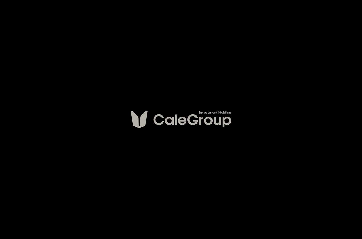 architecture brand Cale CALEGROUP concrete construction group identity Investment logo