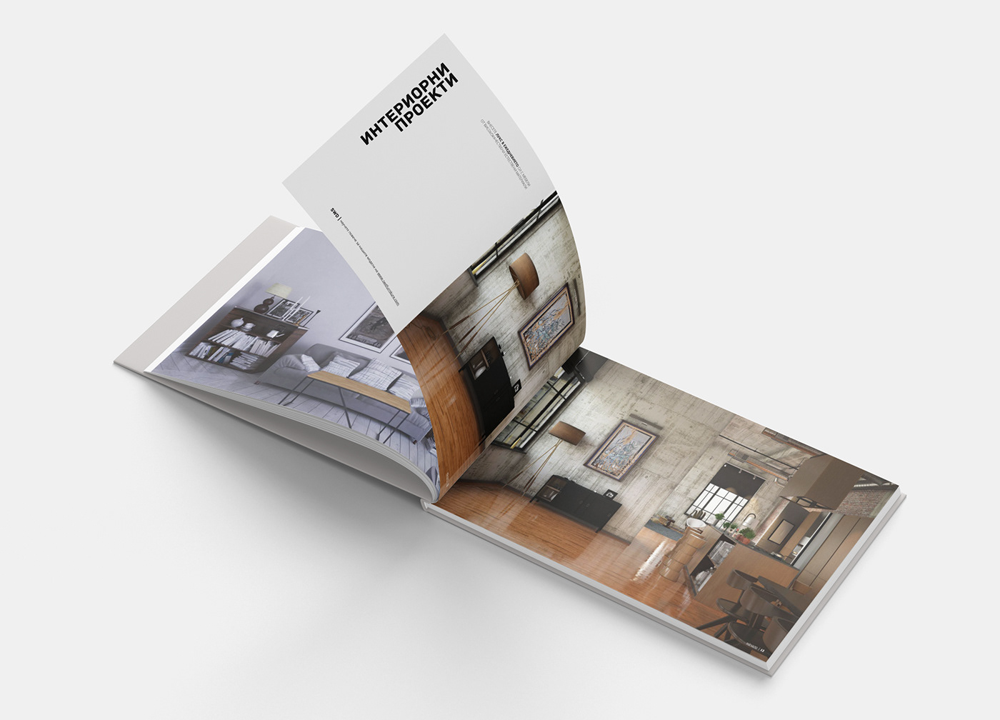 custom made furniture Product Catalog print design  product brochure Landscape
