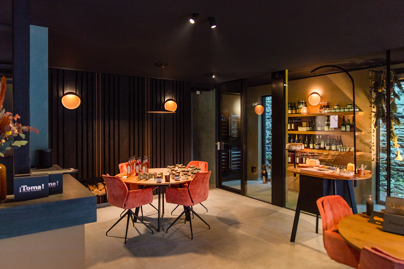 architecture design Food  graphic design  Interior interior design  modern restaurant twodesigners wood