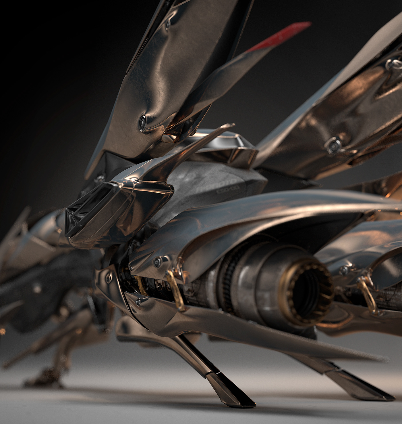 3D 3D environment airship concept art final fantasy hangar mech ragnarok Sci Fi spacecraft