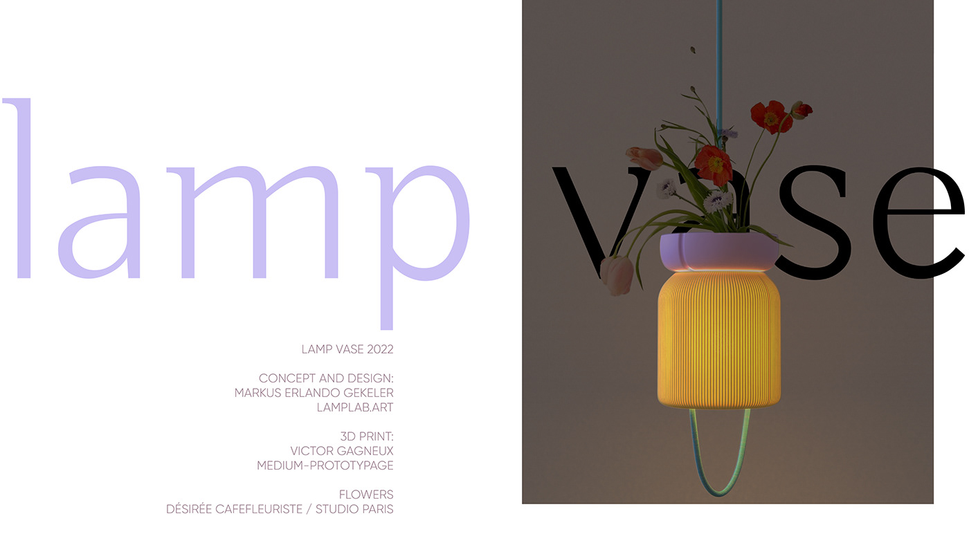 3D design industrial design  interior design  Lamp plants 3dprint lifestyle design Sustainability