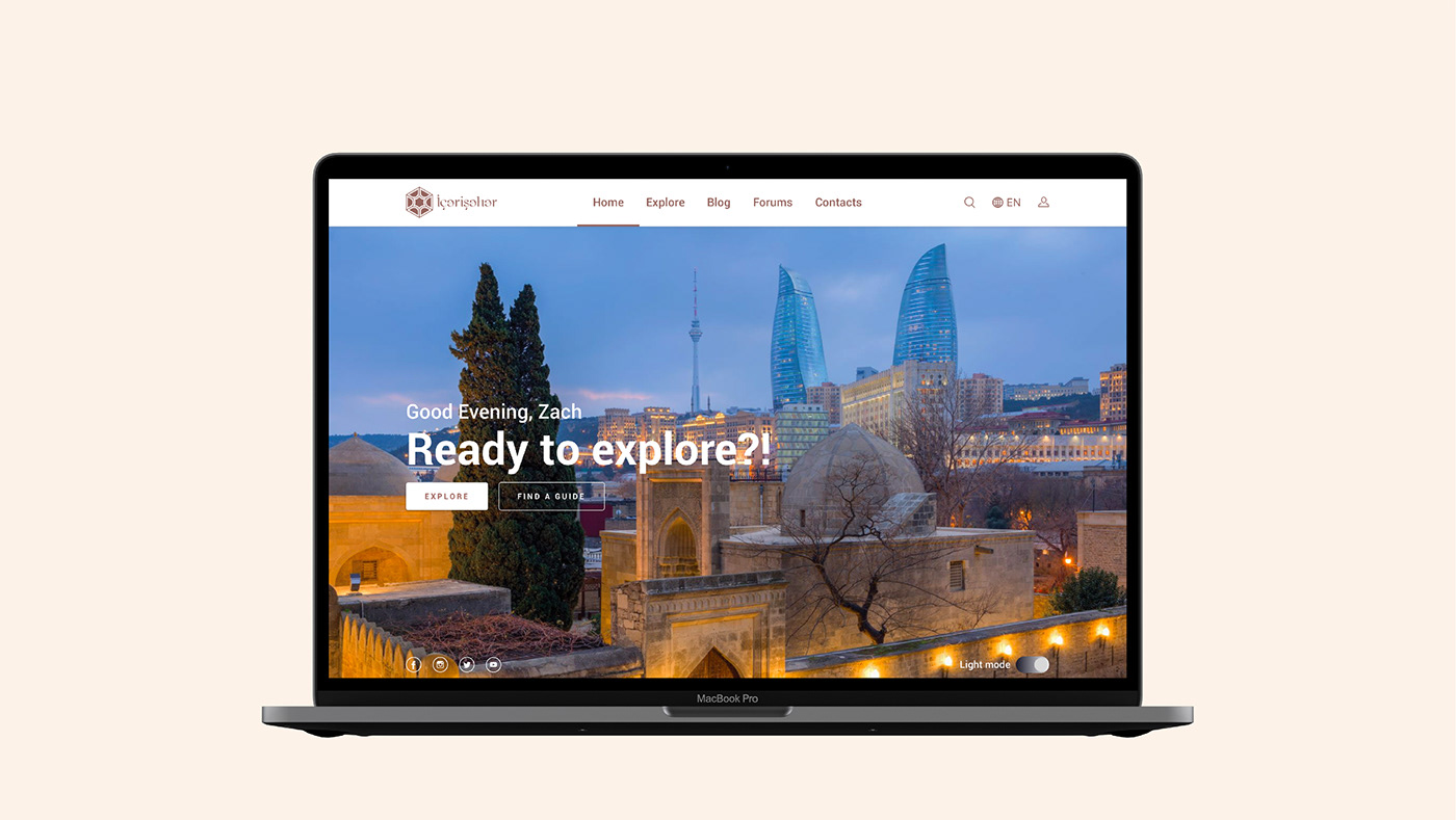 azerbaijan baku curated design system iceriseher user experience user interface uxui Website Design wireframe