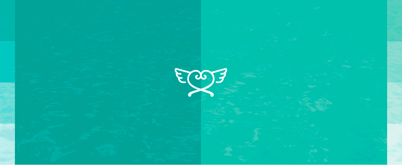 brand branding  design grid logo marca heart wings Fibonacci Logotype