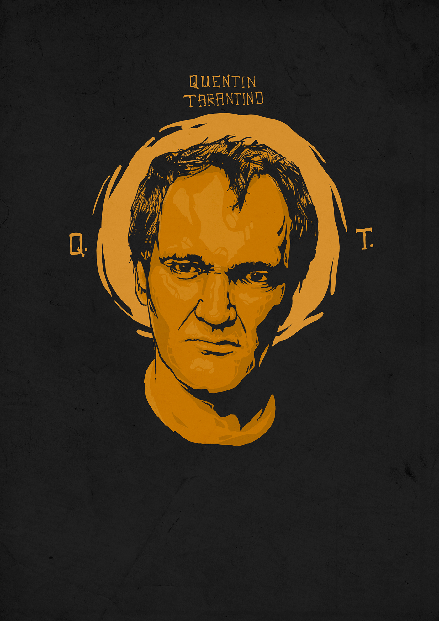 portrait ILLUSTRATION  art digital poster wacom Tarantino artist design graphic