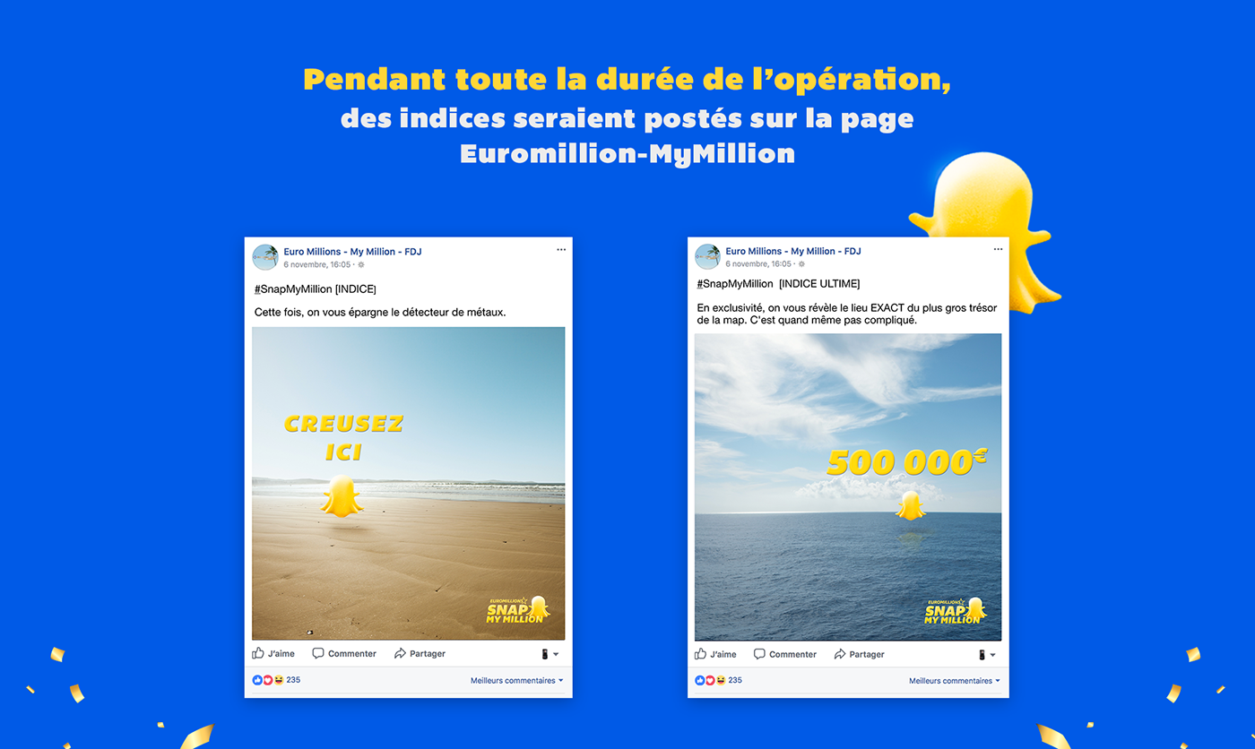 snapchat digital Française des Jeux Viral Advertising  publicité Snapmap les venants Paris operation