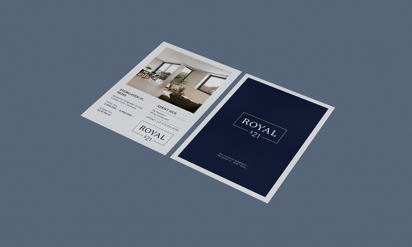 logo real estate Catalogue brochure property royal real-estate identity graphic profile