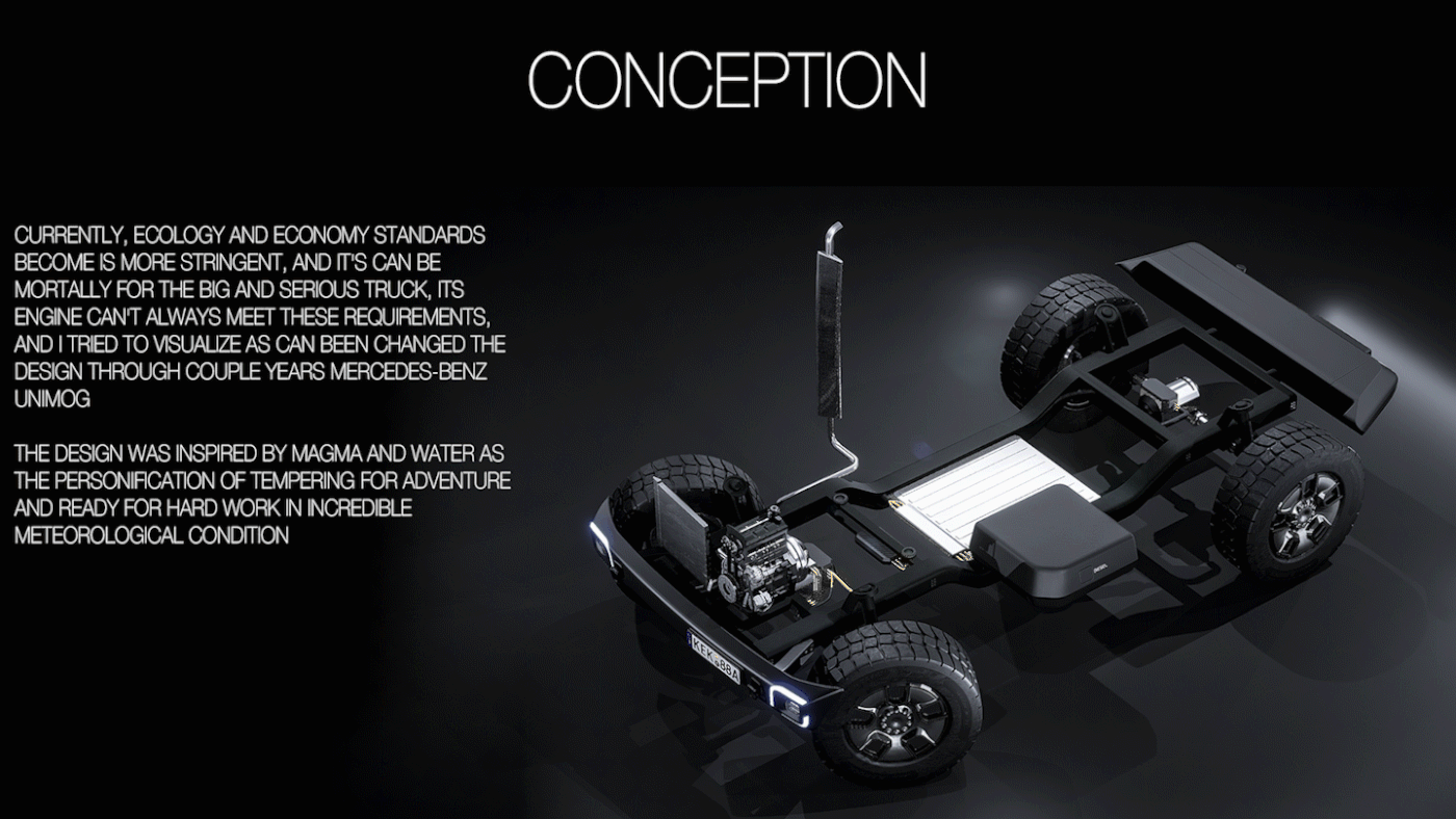 automotive   concept daimler design future mercedes mercedes-benz Off-Road Truck unimog