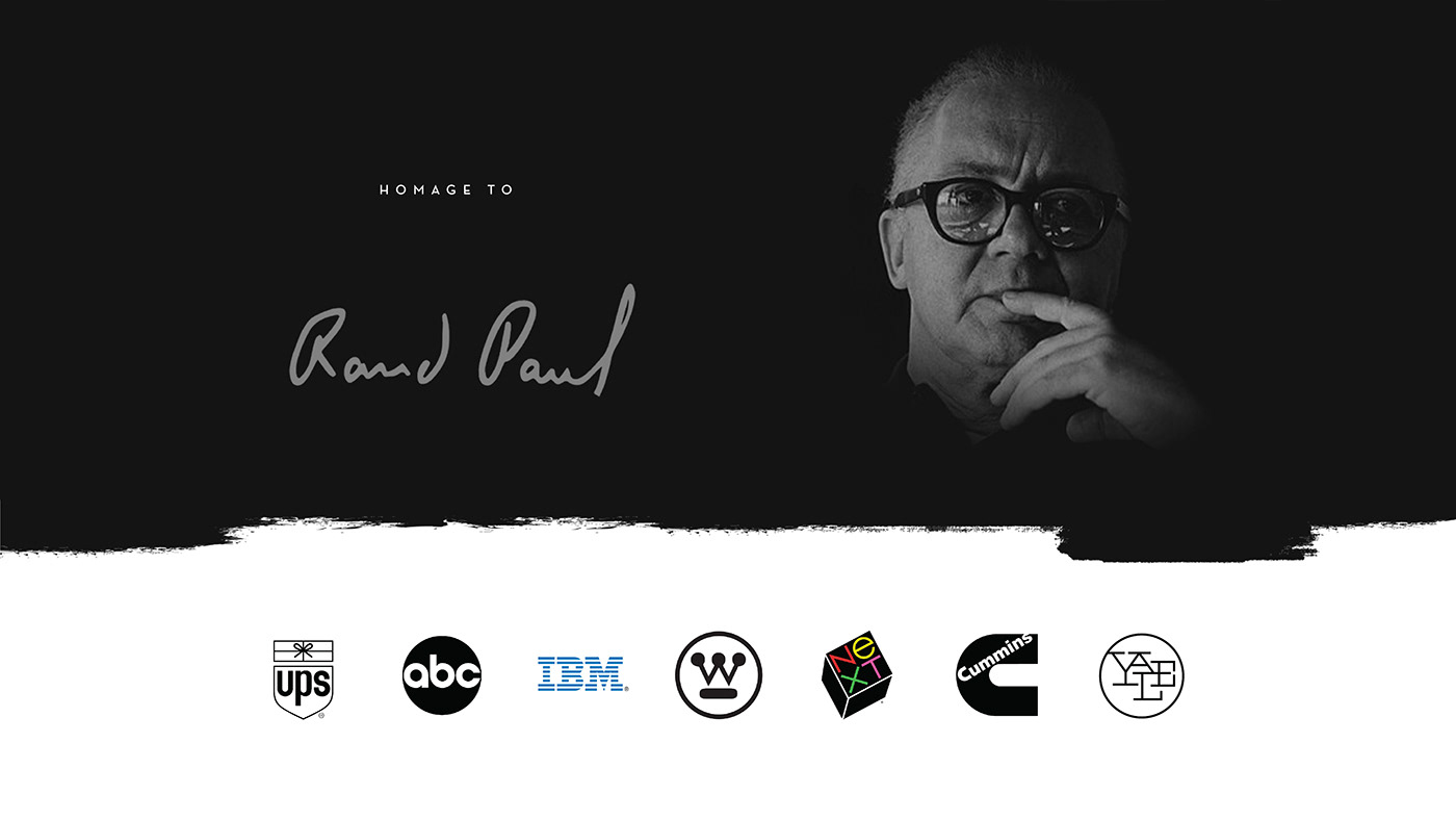 branding  graphic design  Personal Identity Logo Design Paul Rand
