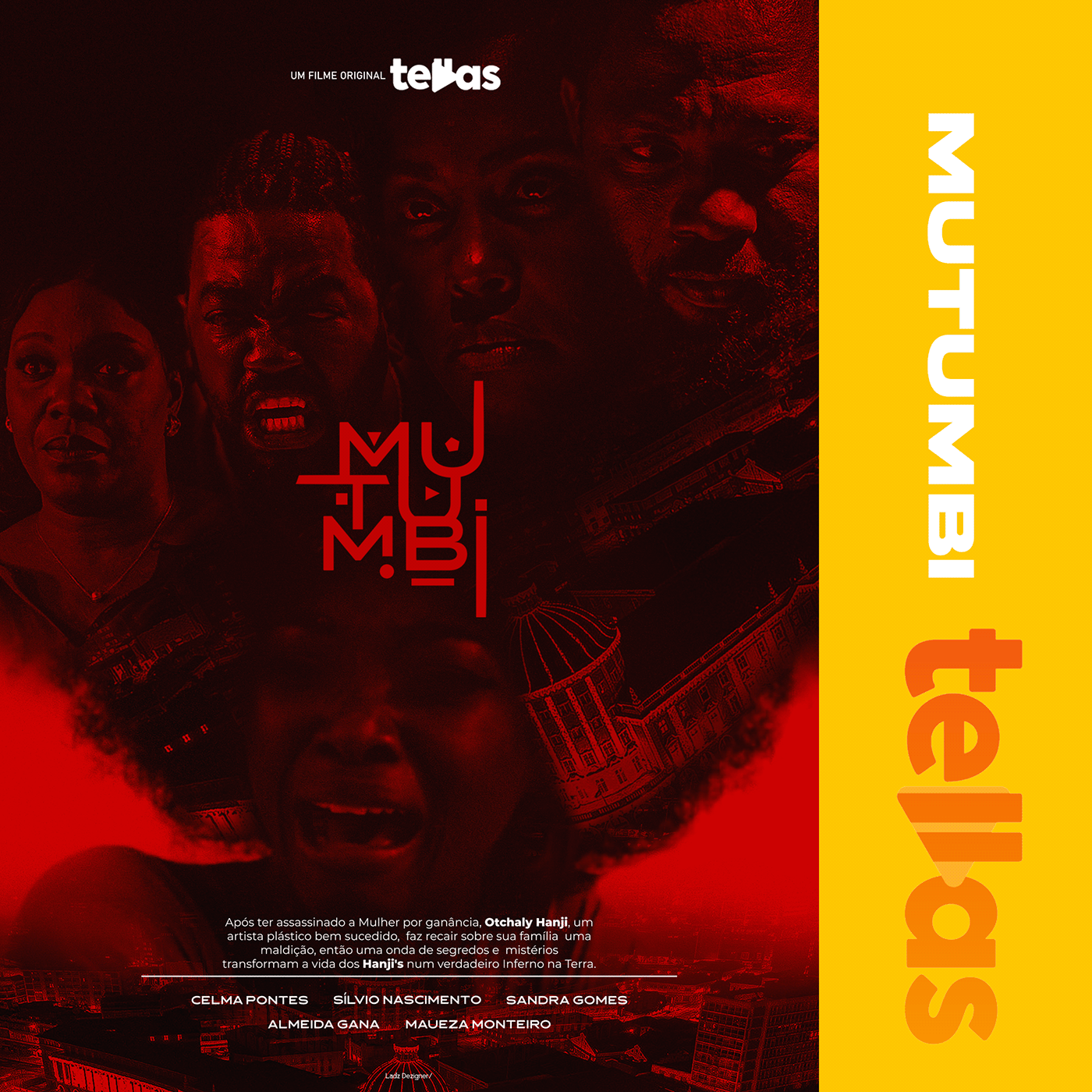 Angolan Cinema filmdesign Filme Luanda movie Netflix netflix poster suspense TELLAS
