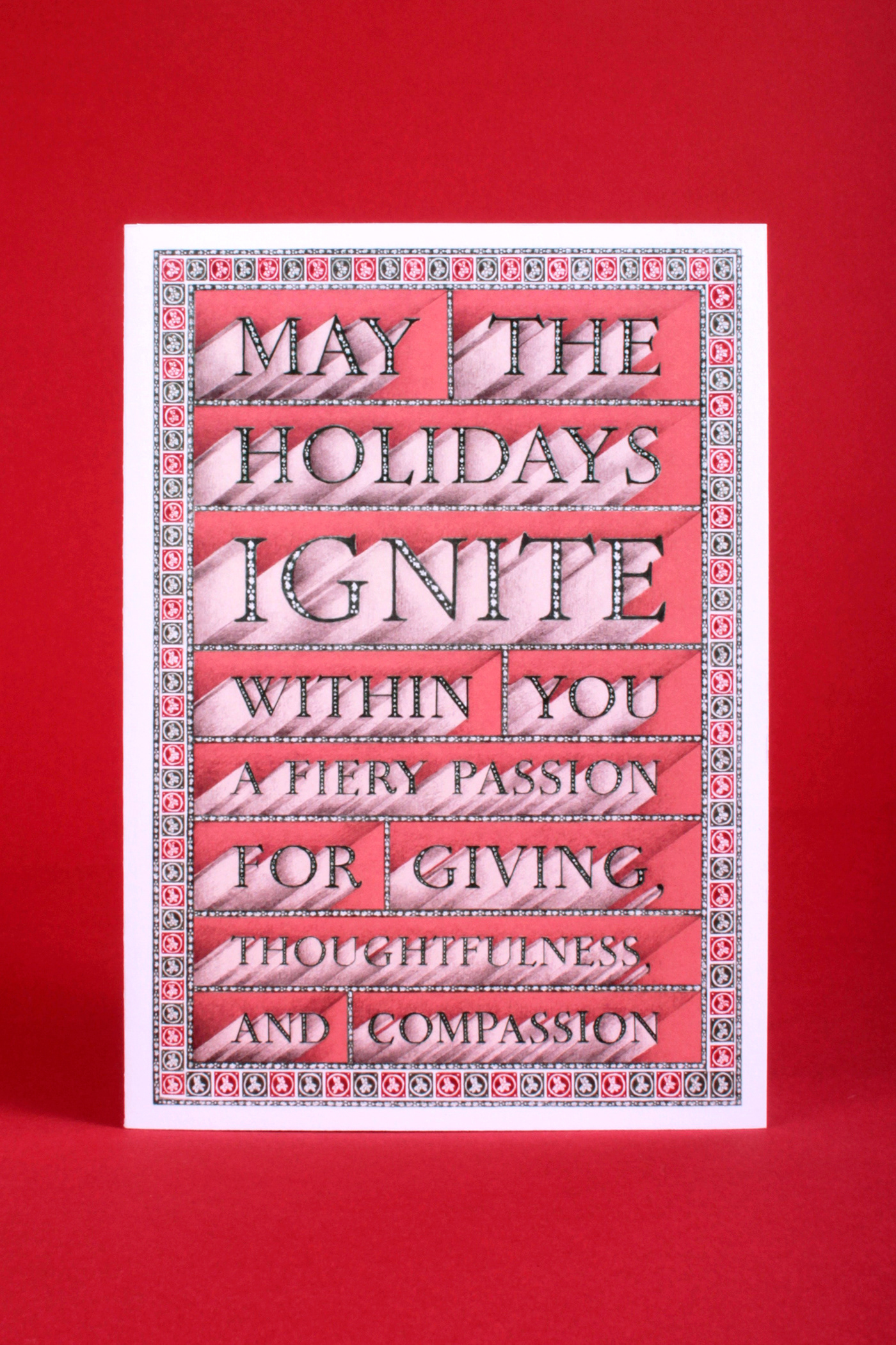Holiday card Christmas christmas card funny illustrated typography   lettering Hand Lettered hand drawn type