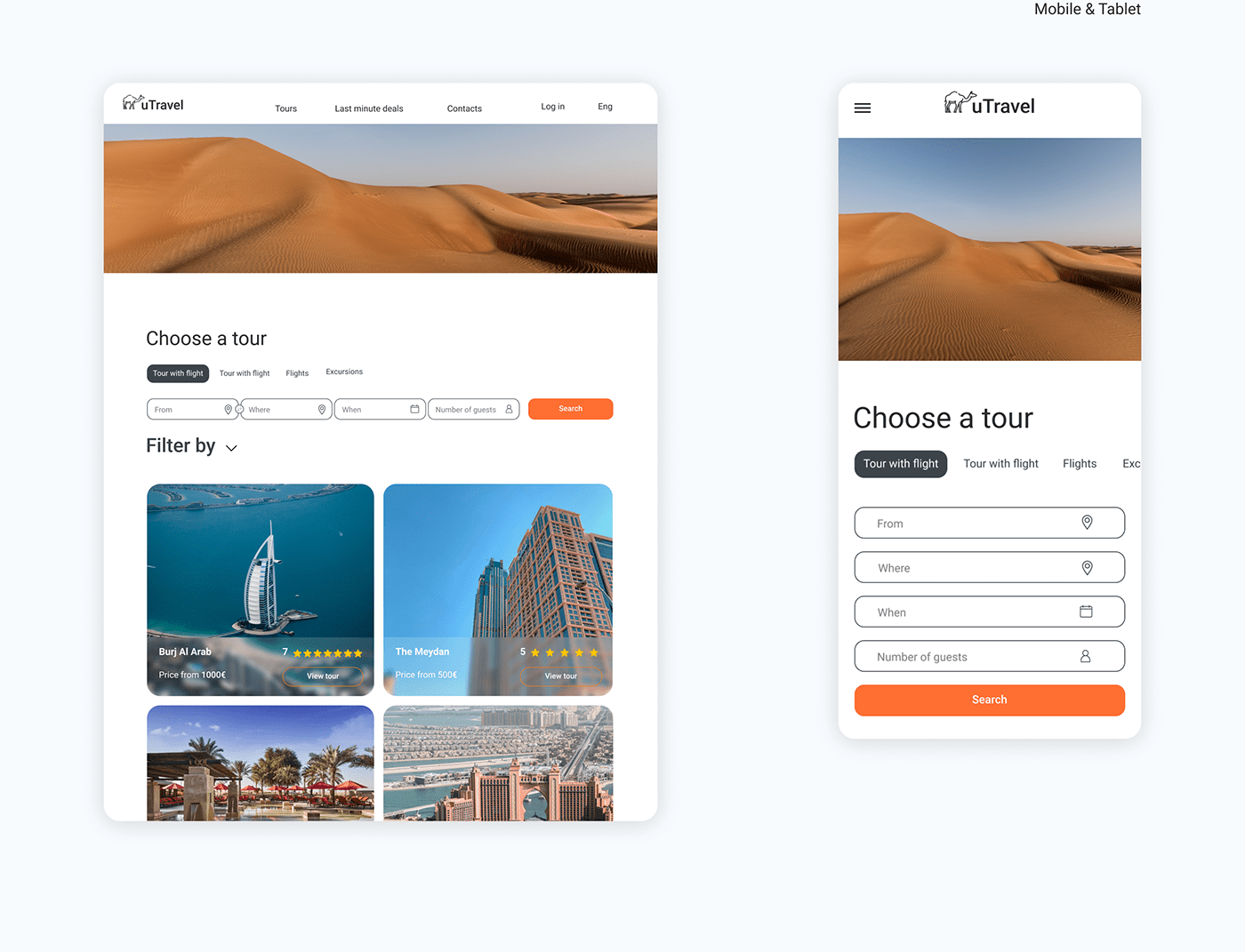 design online store redesign site tourist agency Travel UI ux Webdesign Website
