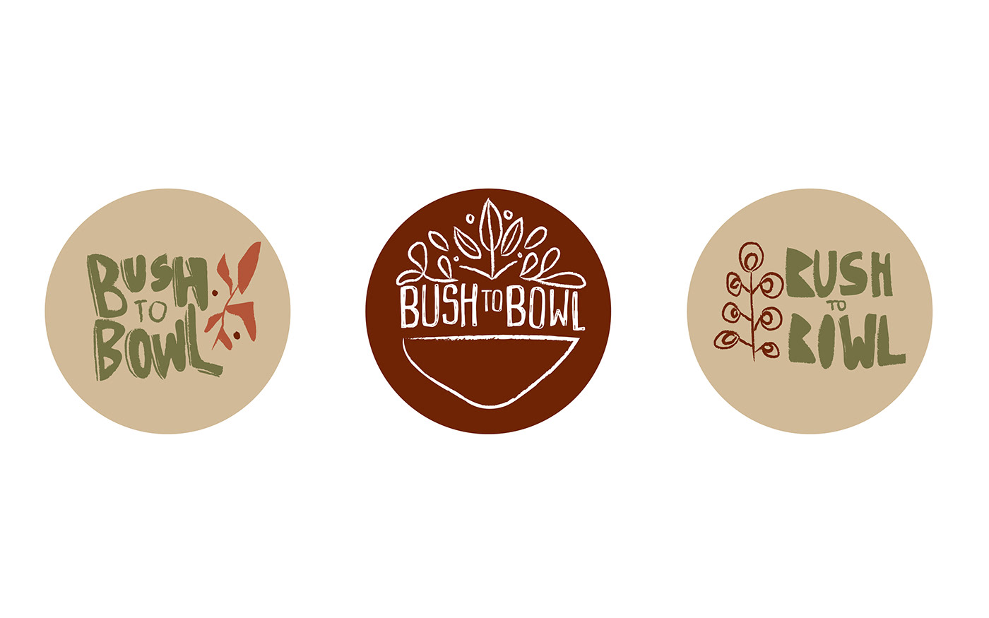 Australian bush earthy indigenous logo logodesign nativefood