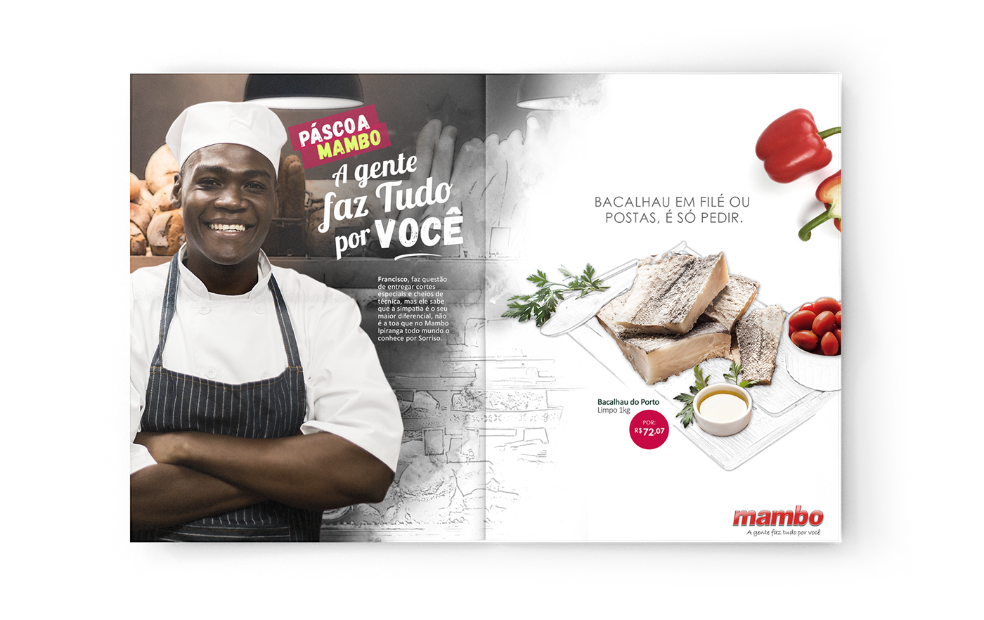 mambo revista mambo.com.br super mercado delivery Supermarket shop market Advertising 