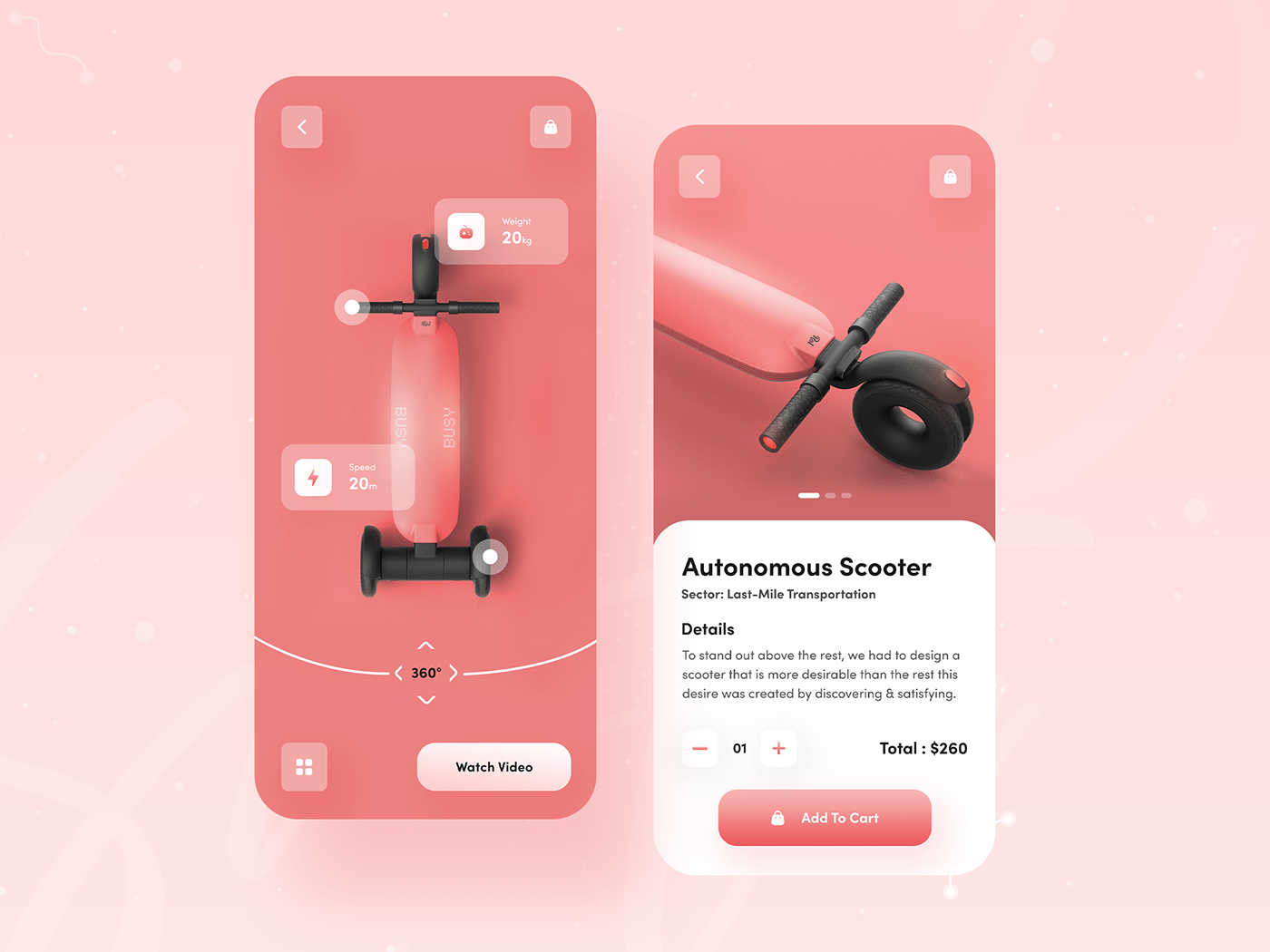 app design autonomous scooter creative Electric Scooter iOS App Mobile app mobile exploration Product Page scooter app Shopify