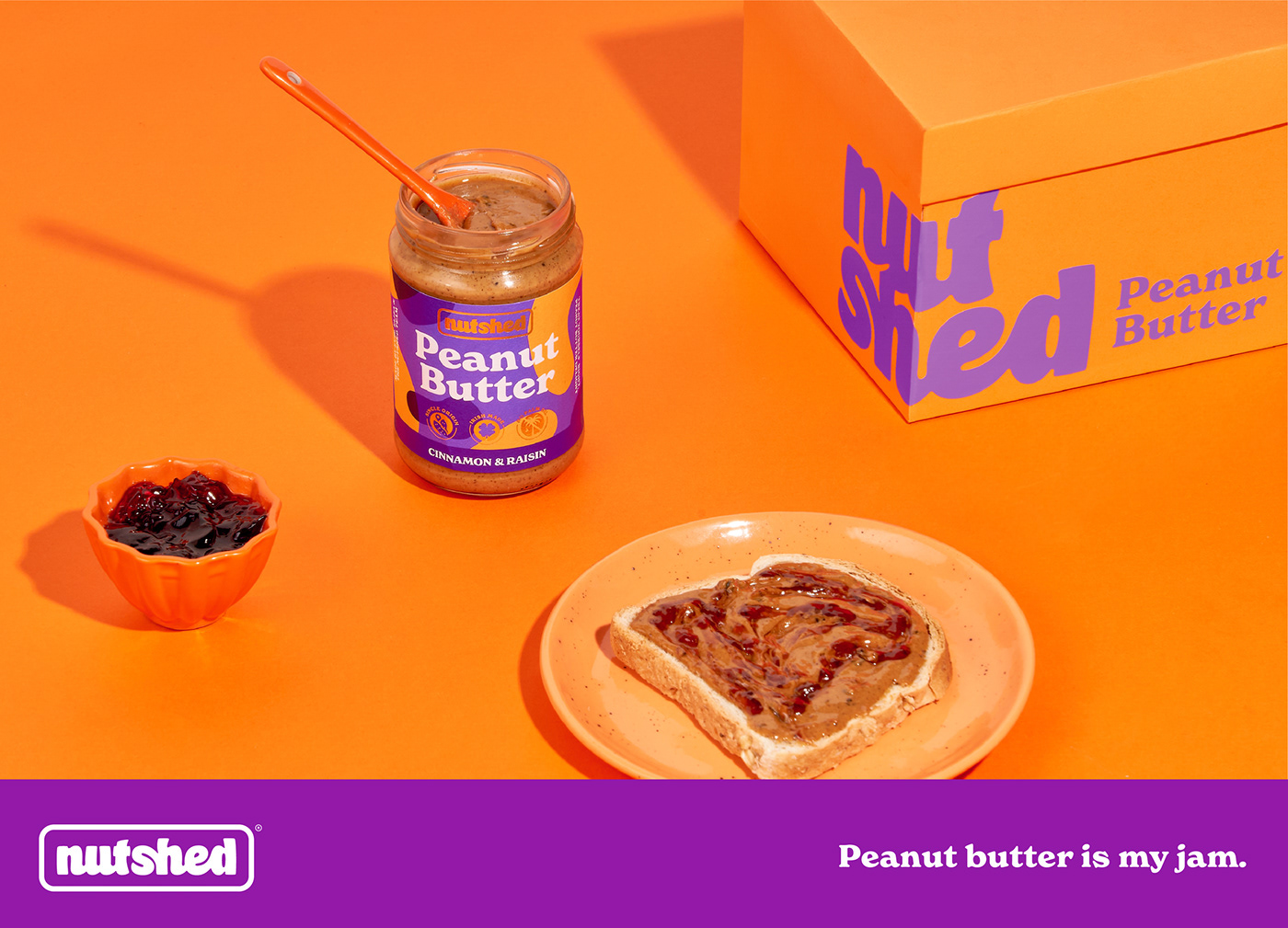 brand brand identity identity Logo Design Logotype Packaging peanut butter rebranding spread visual identity