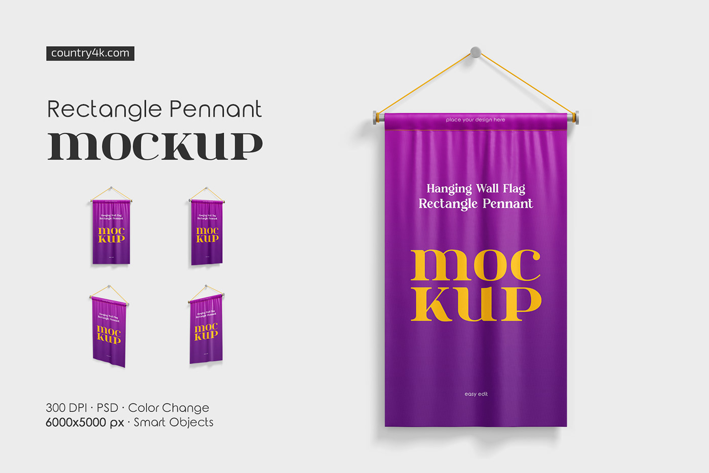 Mockup mockups flag pennant Advertising  banner medieval award announcement Pennon
