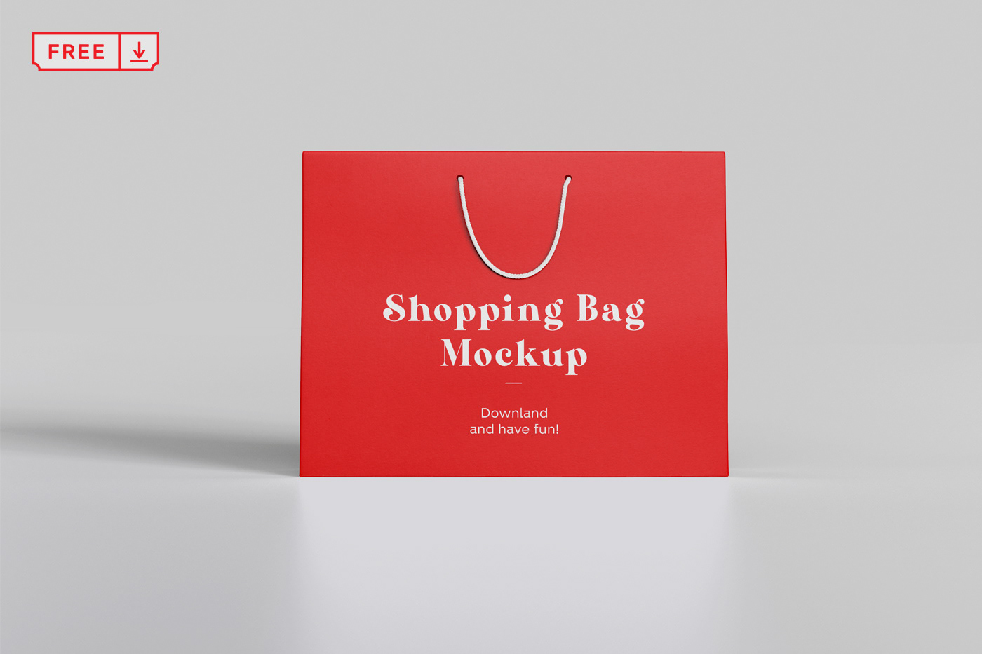 bag design download elegant logo paper Project psd realistic Shopping