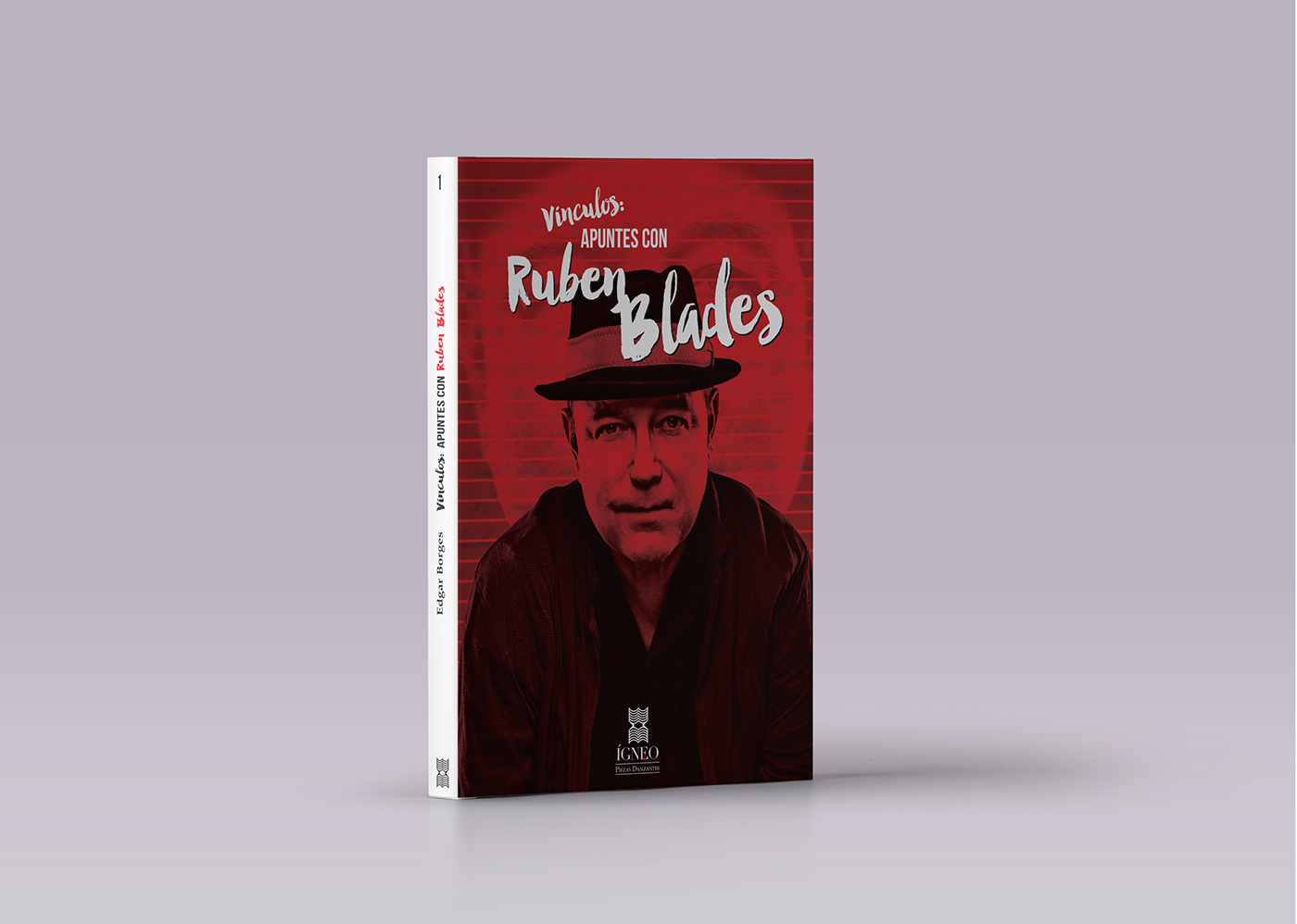 editorial book cover ruben blades Ruben blades Edgar Borges red libro
