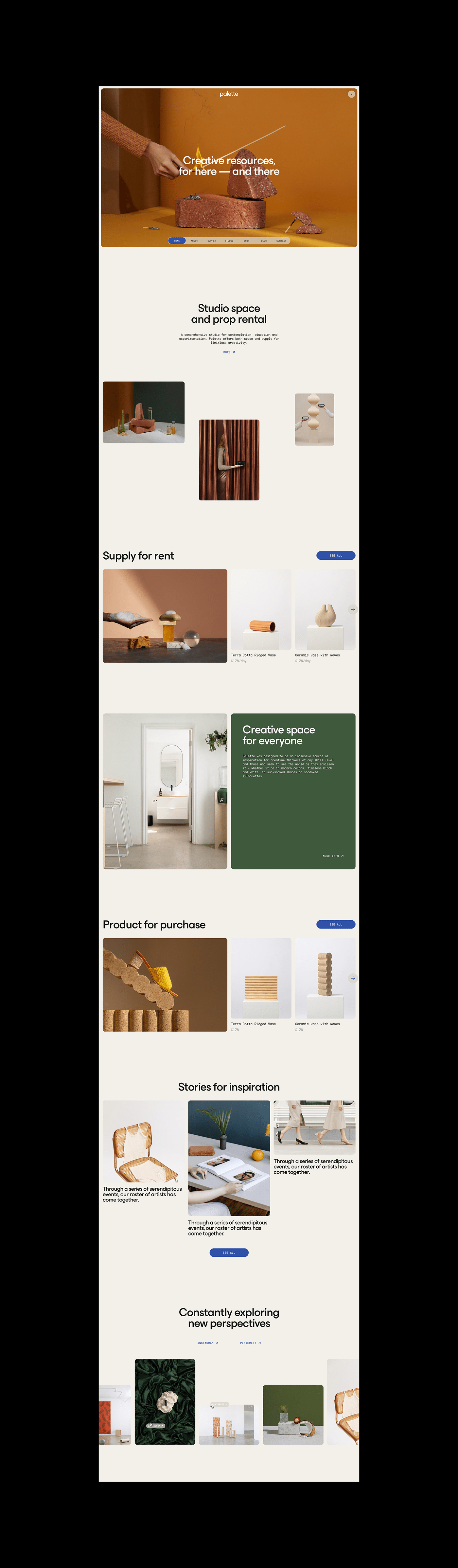 clean editorial Interaction design  landing page Layout UI/UX Web Web Design  Website Photography 