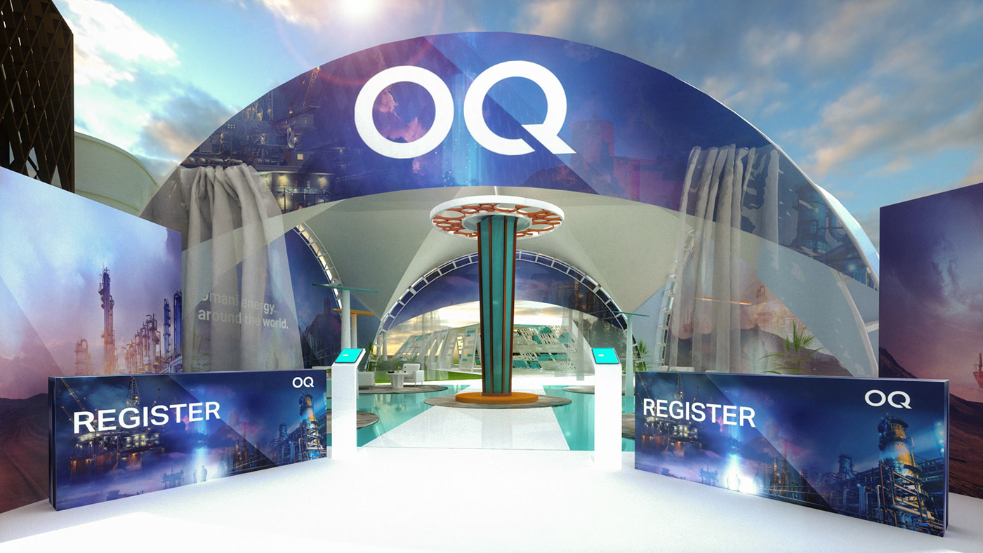 Oman creative campaing ceremony Oq Events Events Design ads Advertising  archviz