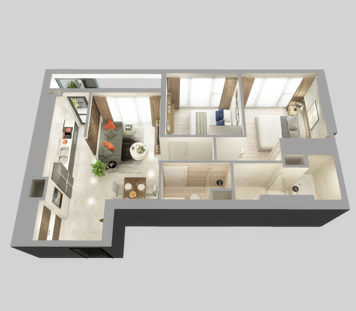 design 3dmax apartment design decor