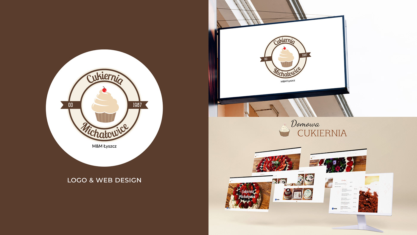 brand identity landing page logo Web Design  wordpress