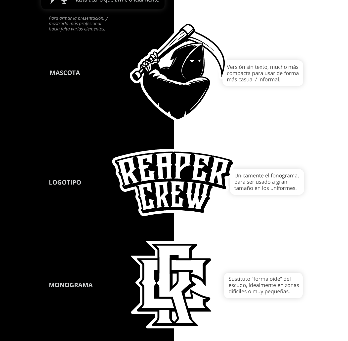 Logo Design softball indumentary Reaper Crew grim reaper american style sport photo-manipulation