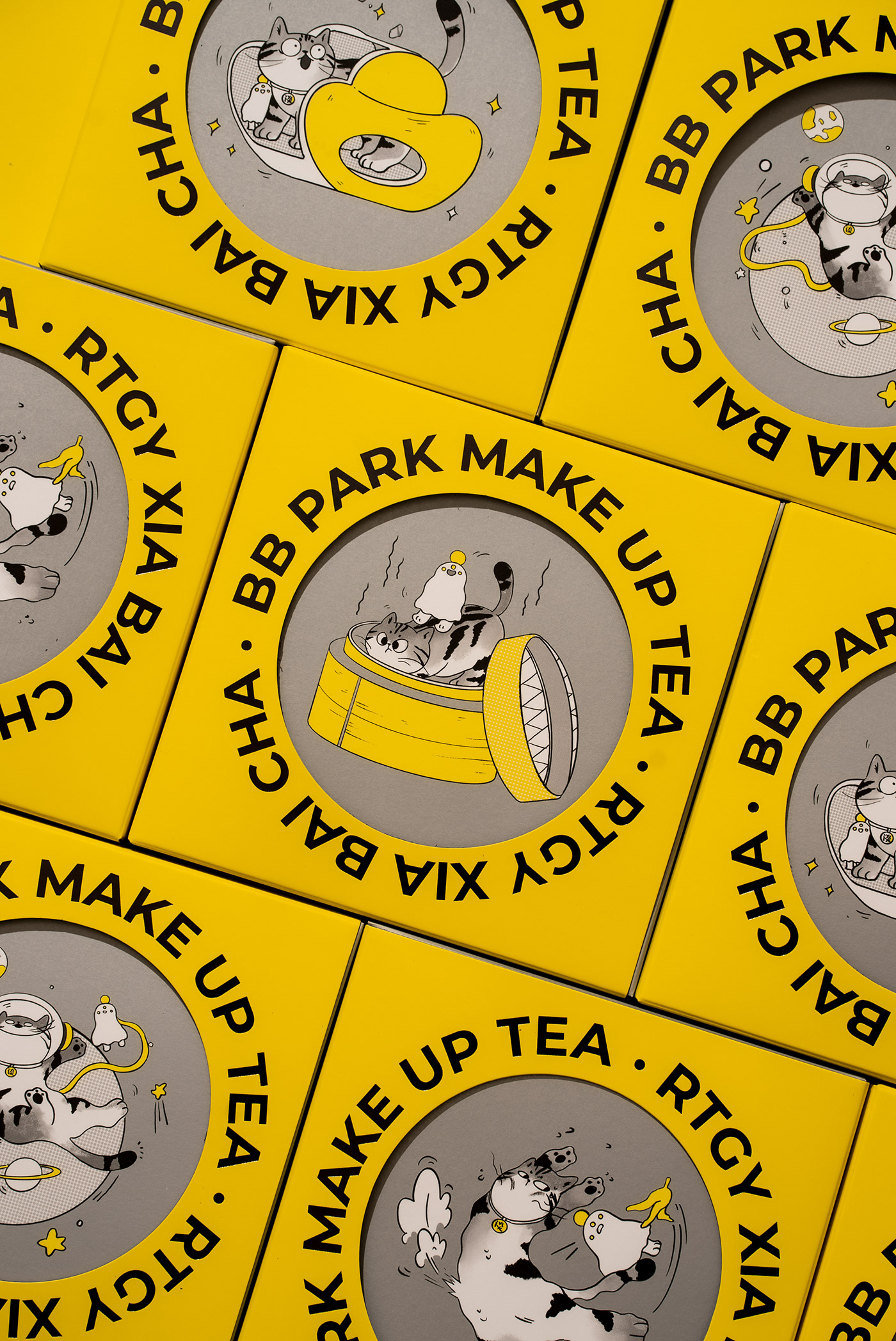 Cat Food  Illustrator Packaging tea