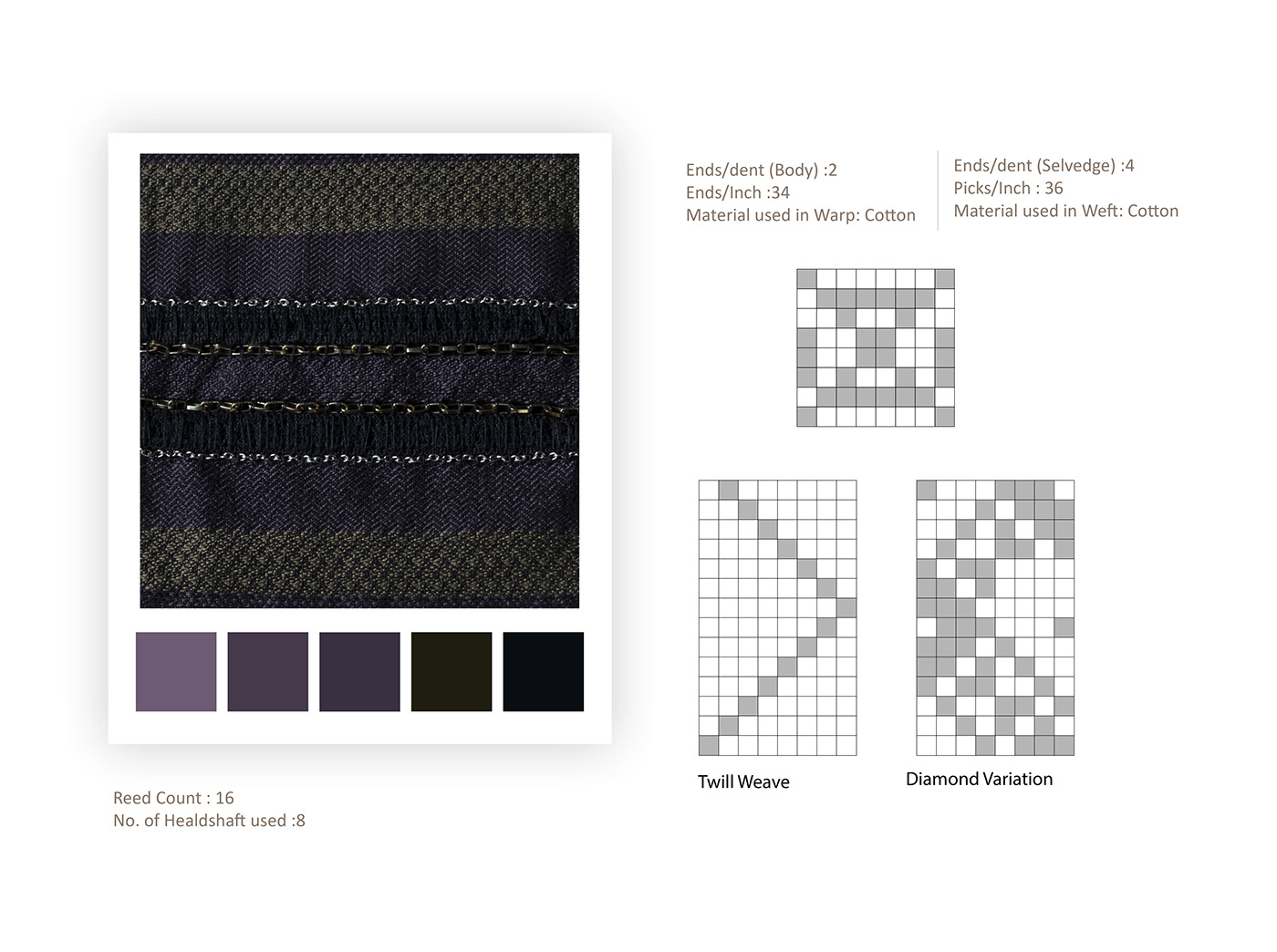 textile design  weaving Woven textile Weave Design handloom NIFT fabric Portfolio Design portfolio