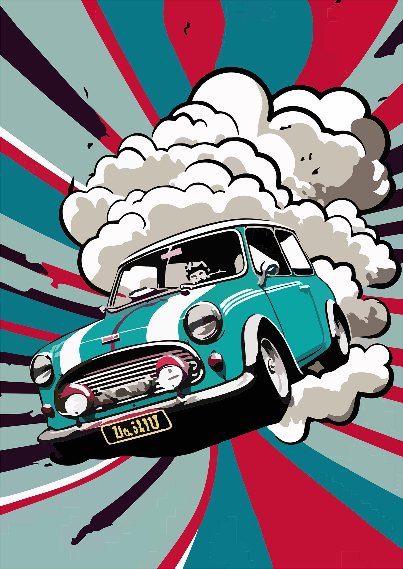 Vehicle car design Graphic Designer adobe illustrator vector ILLUSTRATION  cartoon digital illustration