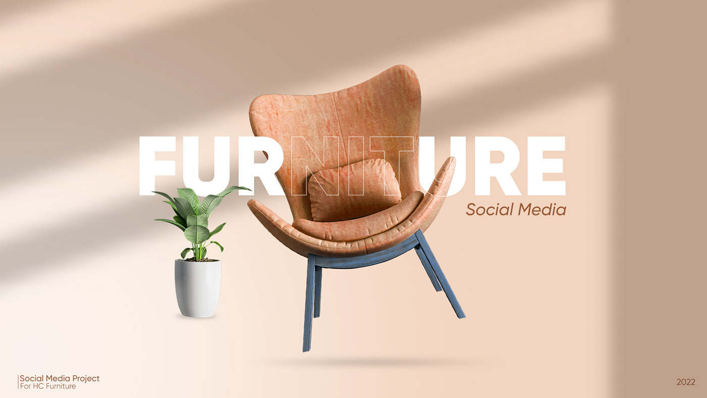 furniture graphic design  social media Social media post