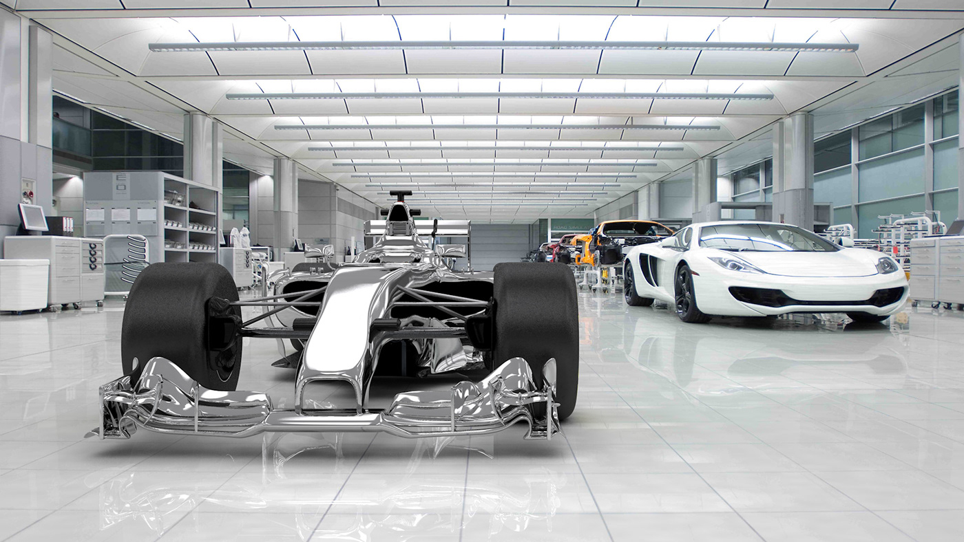 3D McLaren f1 model cinema4d concept video FORMULAONE car Engineering 