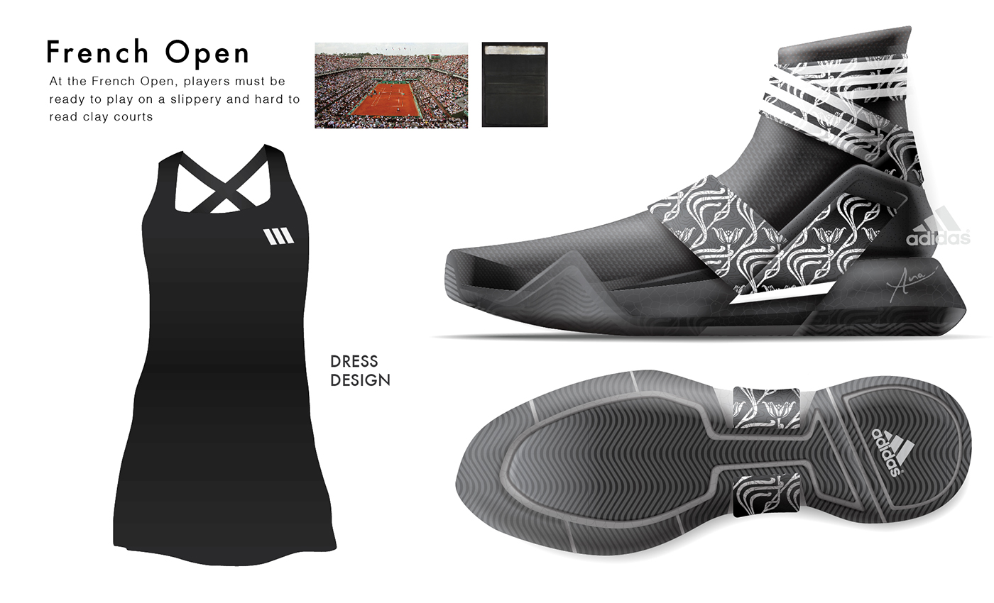 shoe design tennis shoe tennis ana ivanovic strap dress design tension