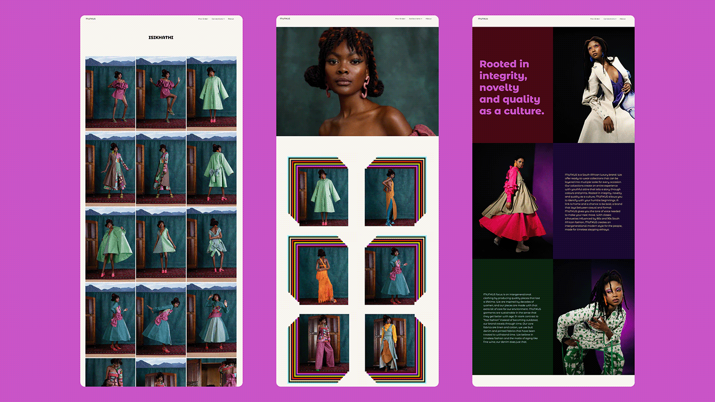 Fashion  brand identity visual identity Clothing logo textile branding  art direction  Web Design  wordpress