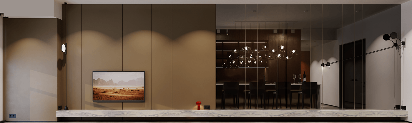 interior design  architecture visualization 3ds max corona Render archviz modern