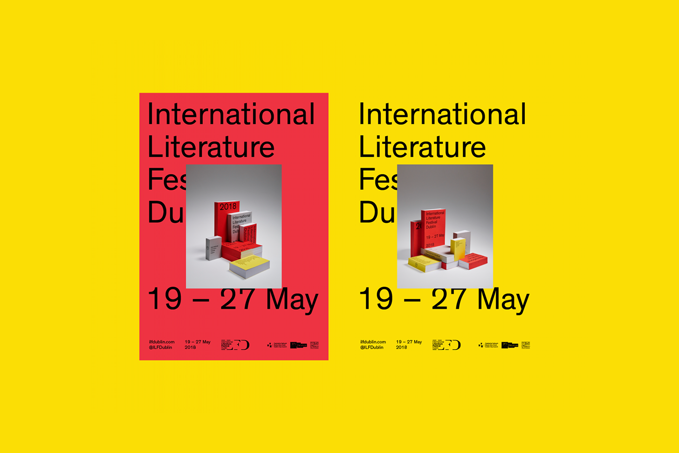 book literature books festival dublin branding  print design  Ireland editorial poster
