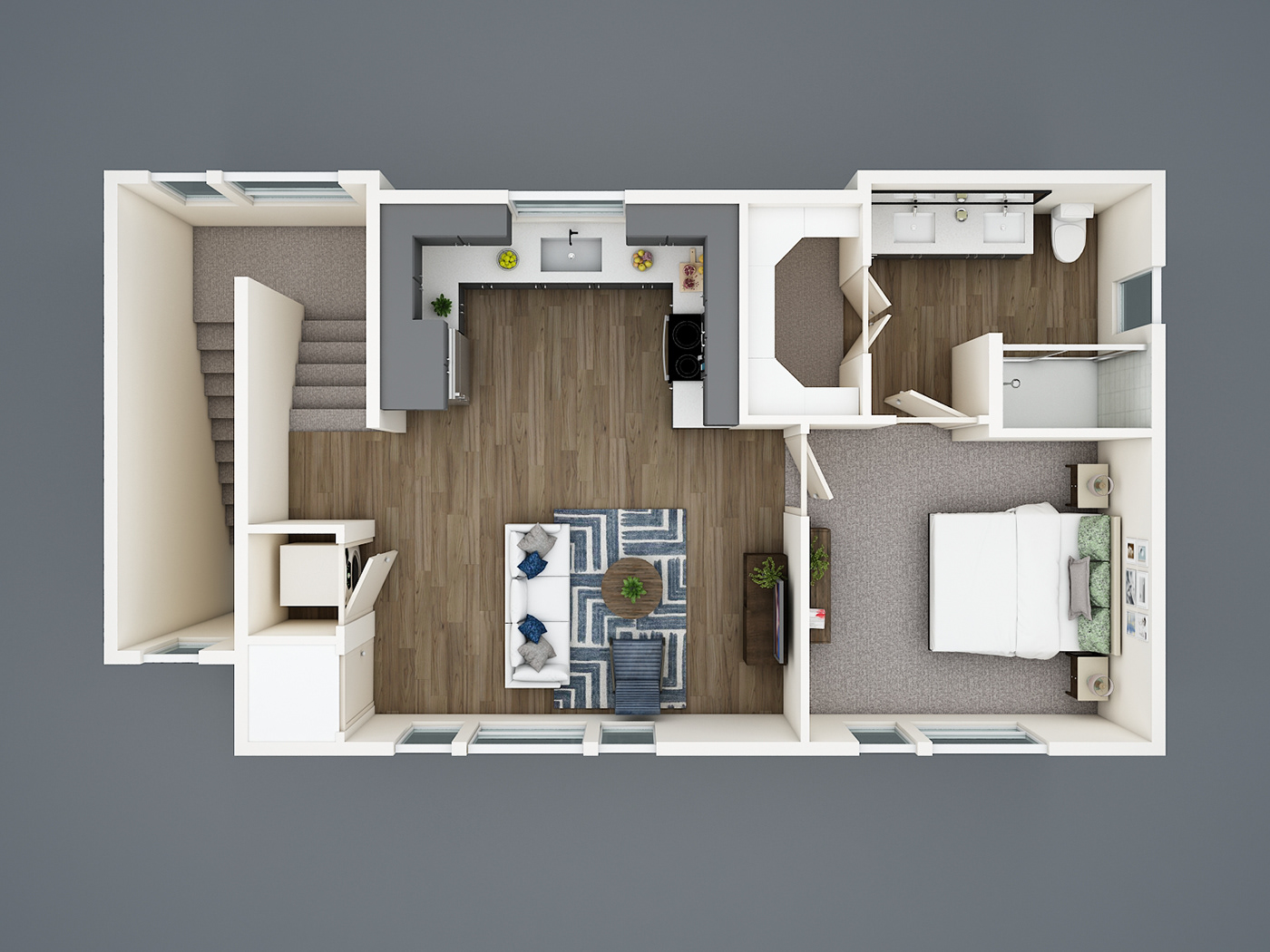 3DFloorPlan 3ds max apartment architecture floorplan graphic design  house marketing   property realestate
