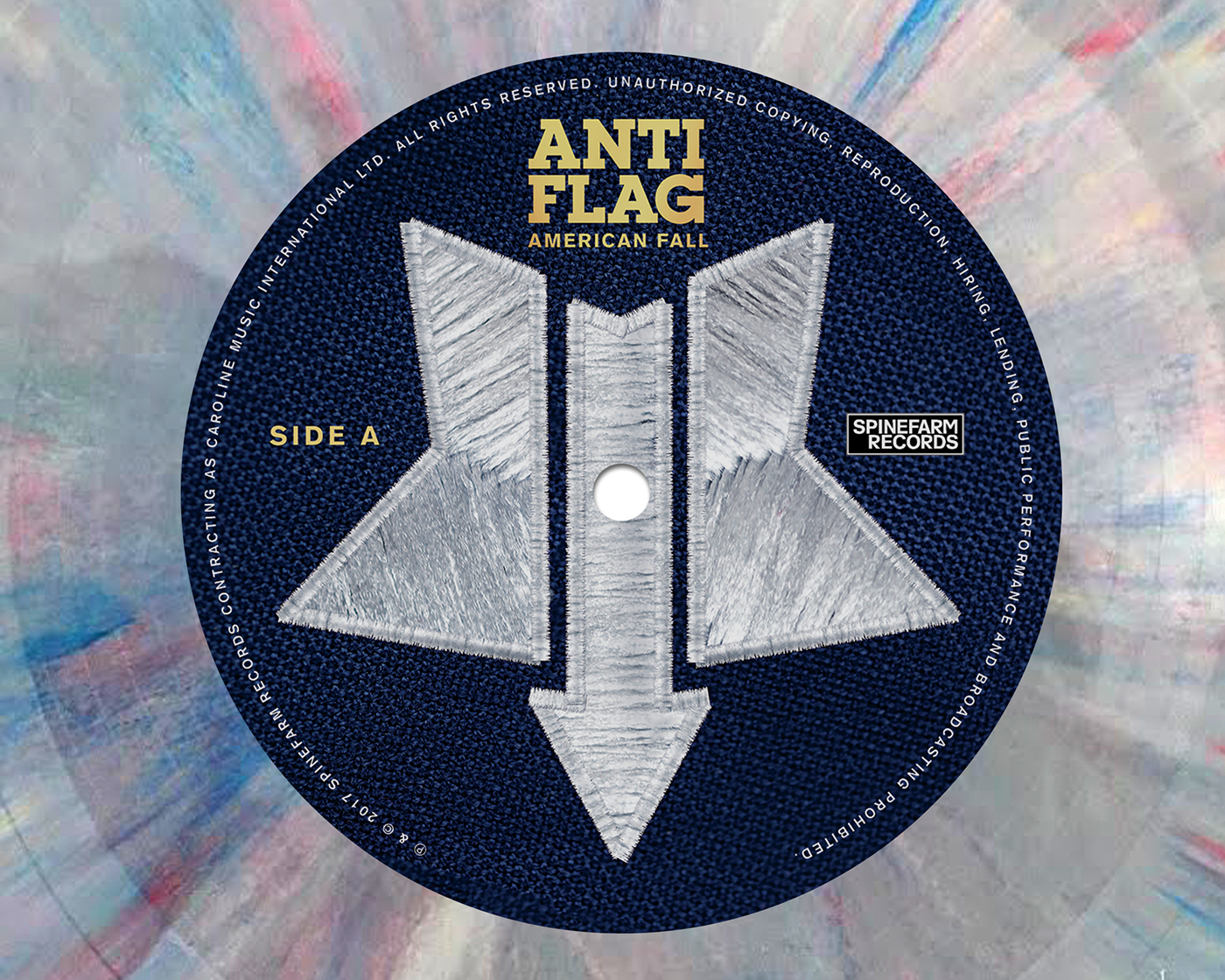 Anti-Flag album art punk art Pittsburgh London la skull Trump vinyl
