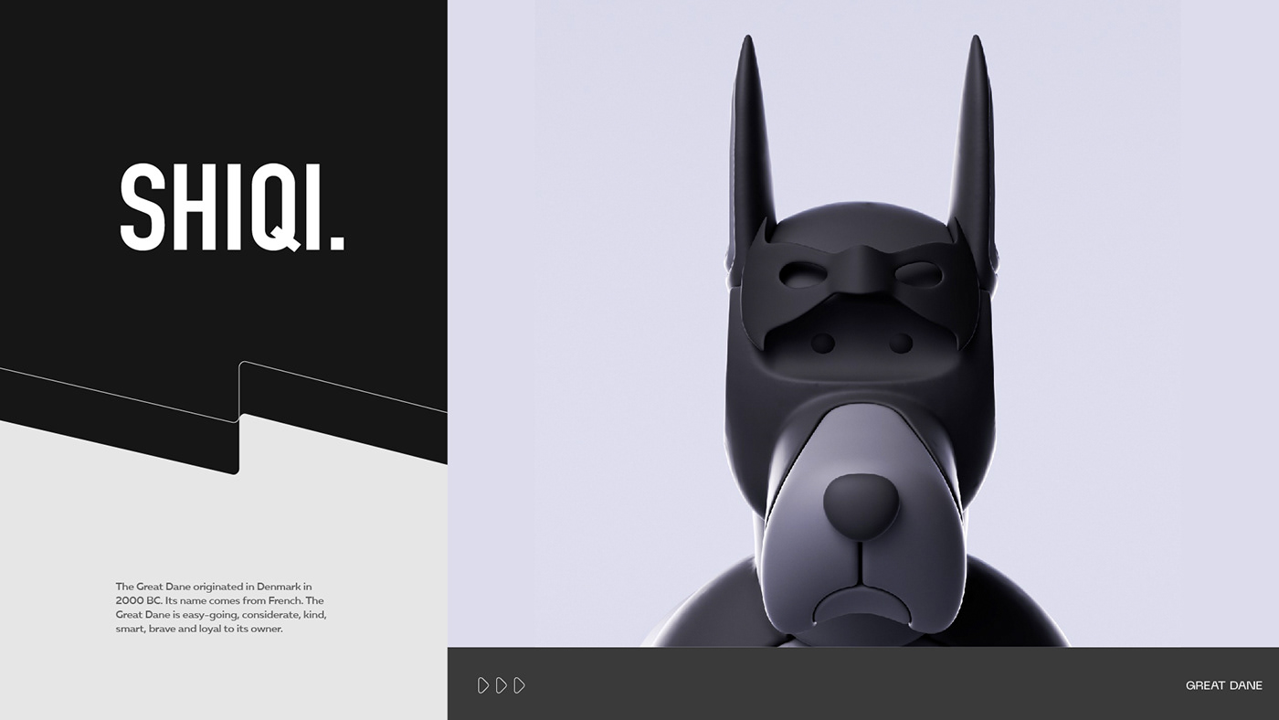 3D artwork cartoon CGI Character design  dog cinema4d ILLUSTRATION  Digital Art  cute