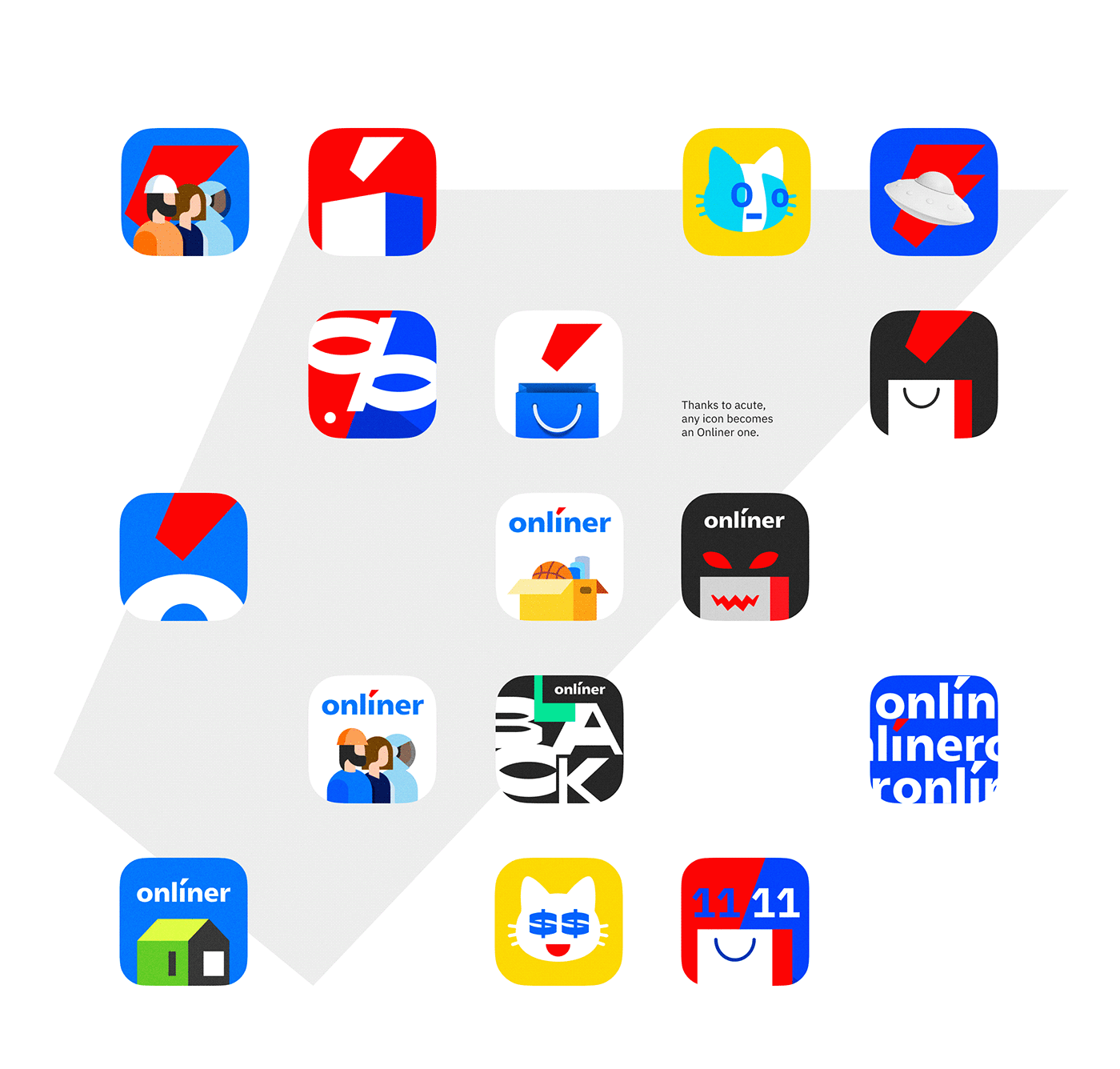 brand identity icons identity Logotype onliner rebranding Right Studio visual