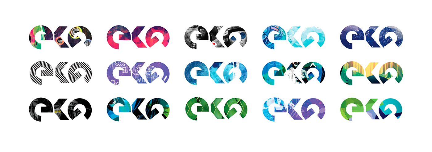 dynamic branding brand colors circles media company rebranding typography   dynamic textures India art