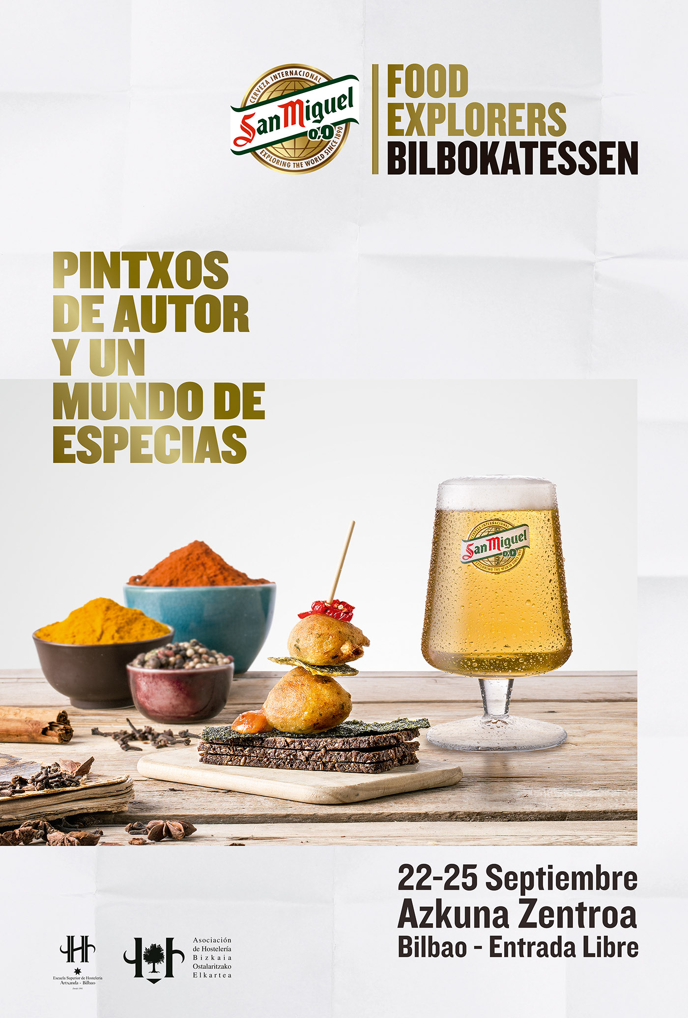 San Miguel beer FoodExplorers Gastromalaga BcnTast Bilbokatessen