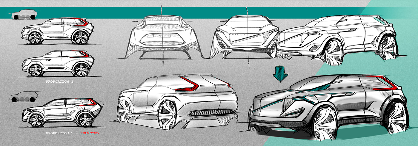 Volvo concept car design FERRARI mercedes suv automotive   future