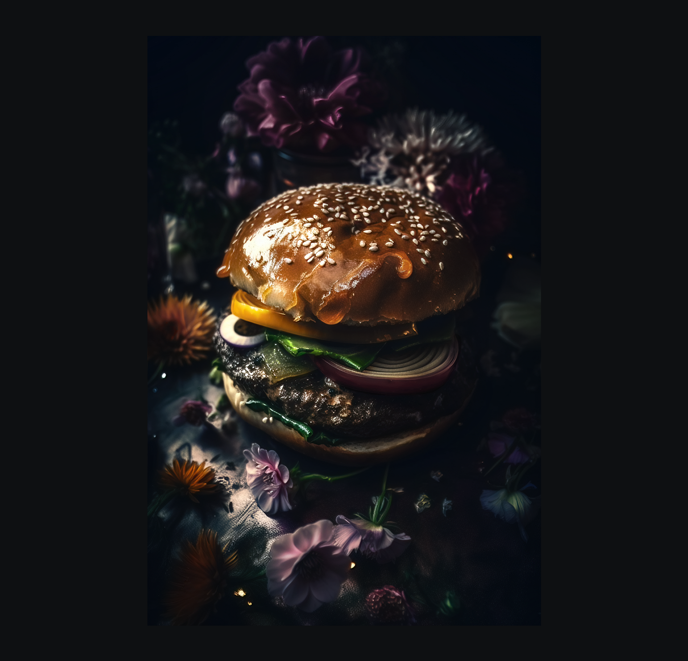 ai Ai Art art-director ArtDirection burger food photography midjourney tabletop photography